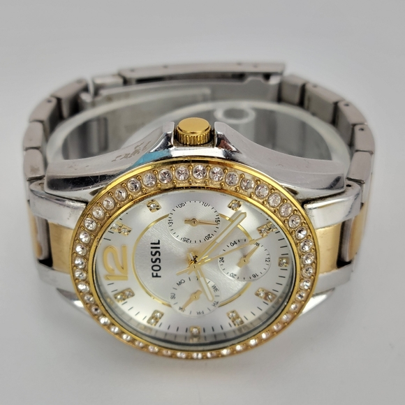 Fossil ES3204 Womens Stainless Steel Analog Silver - Picture 8 of 11